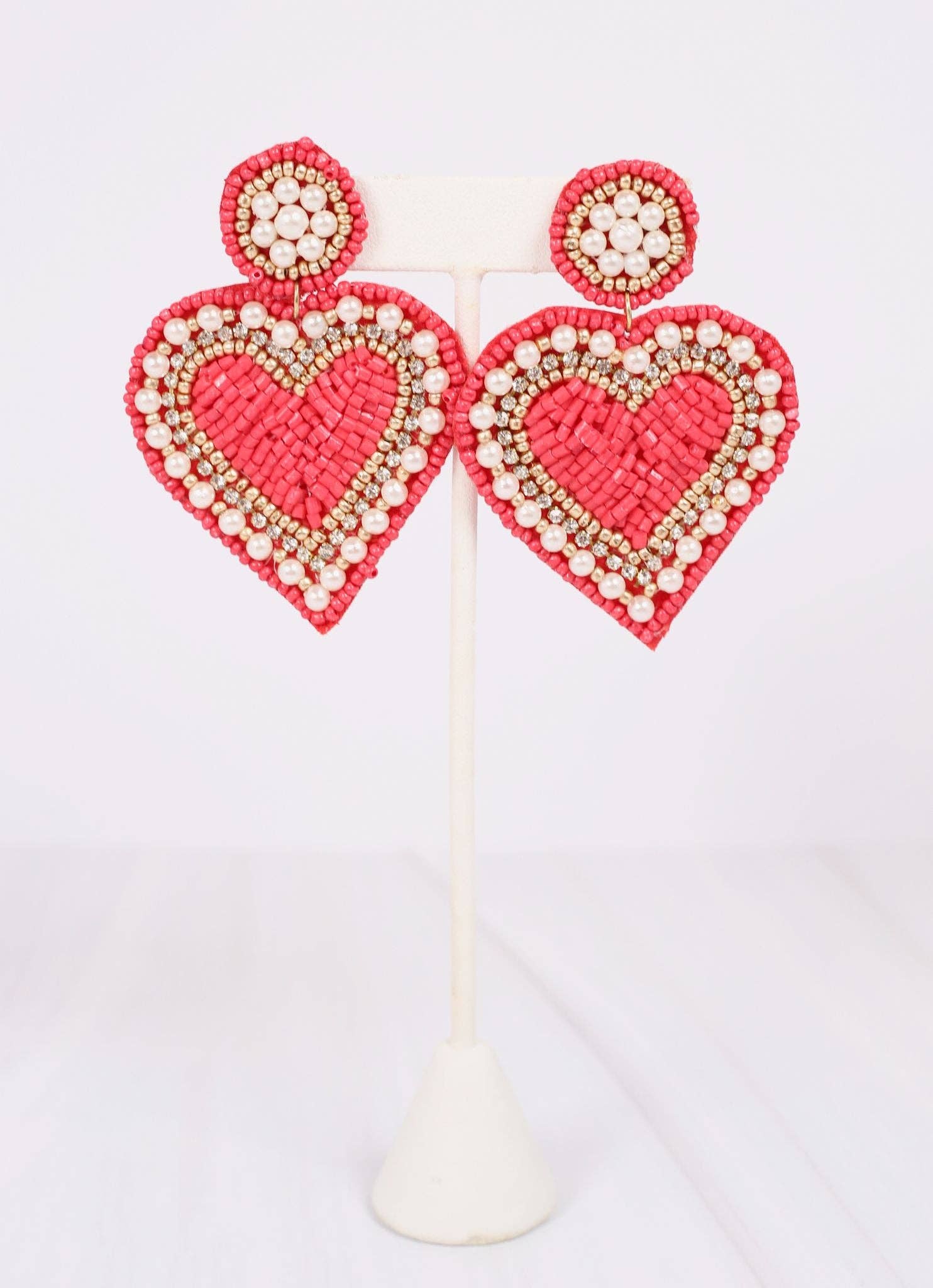 Sweetheart Embellished Earring