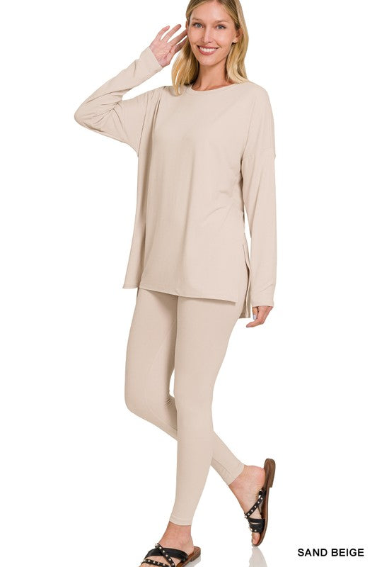Microfiber Lounge Set - Long Sleeve