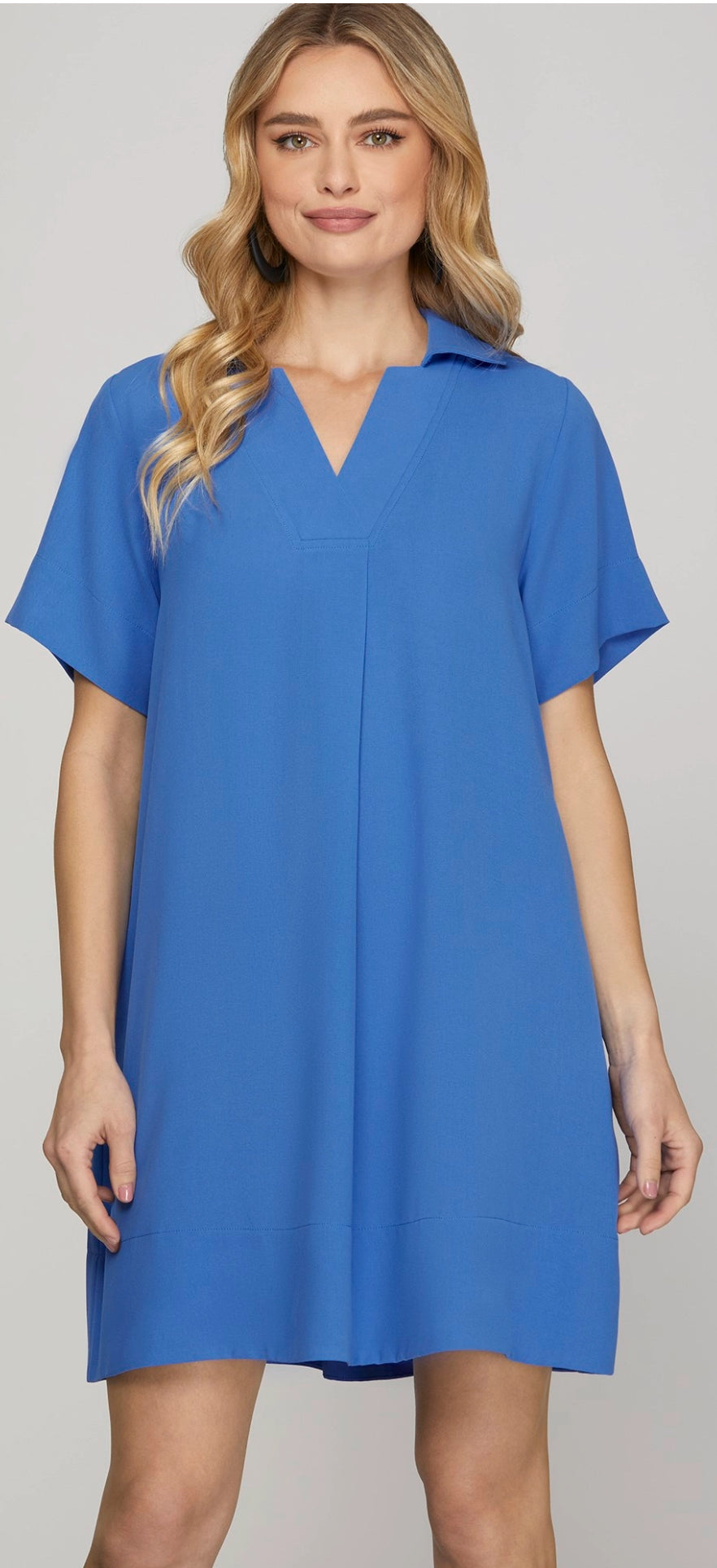 Collared Mini Dress