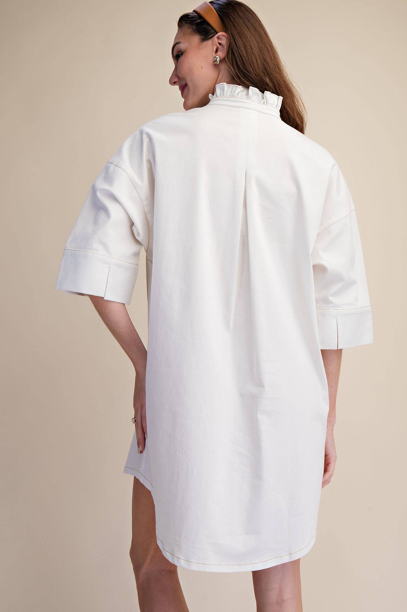 Relaxed Shirt Mini Dress