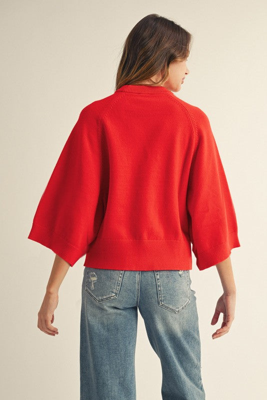 Drop Shoulder Sweater