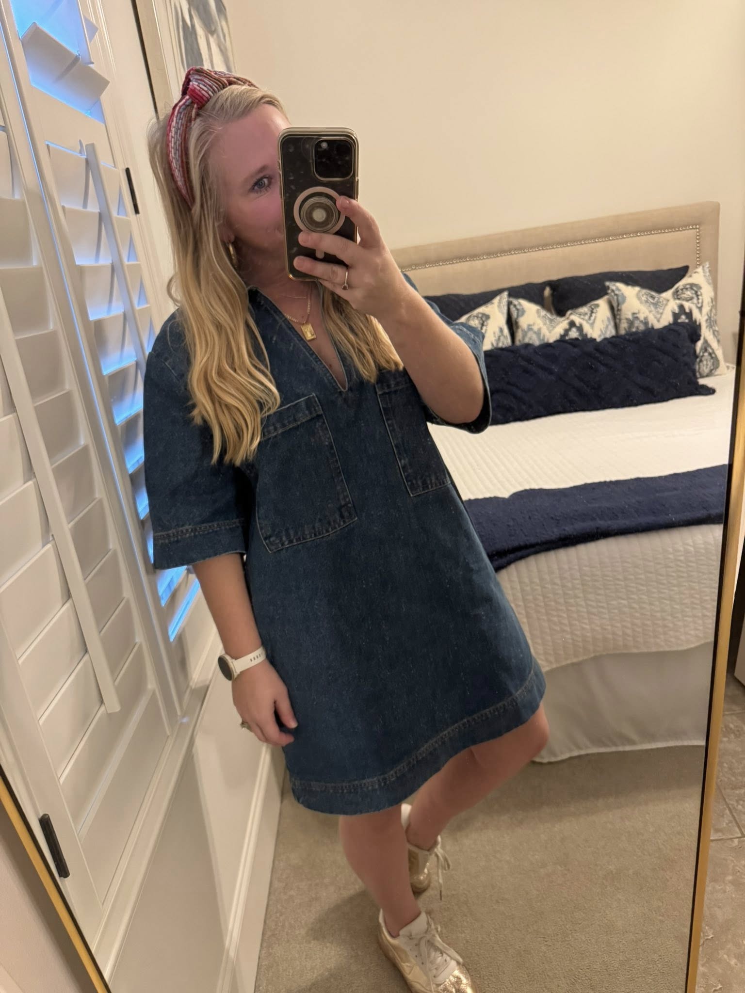 Denim Pocket Dress