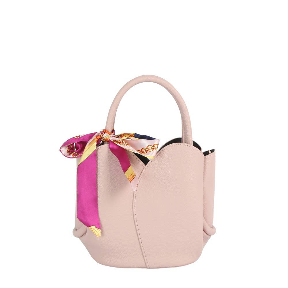 Twilly Scarf Vegan Leather Tote Set