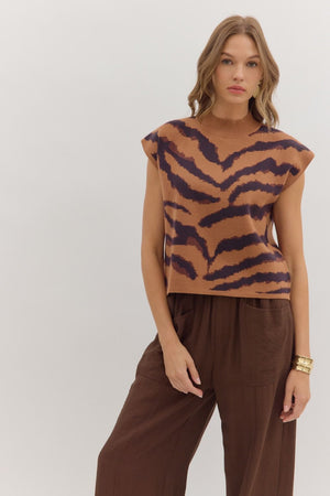 Animal Print Knit