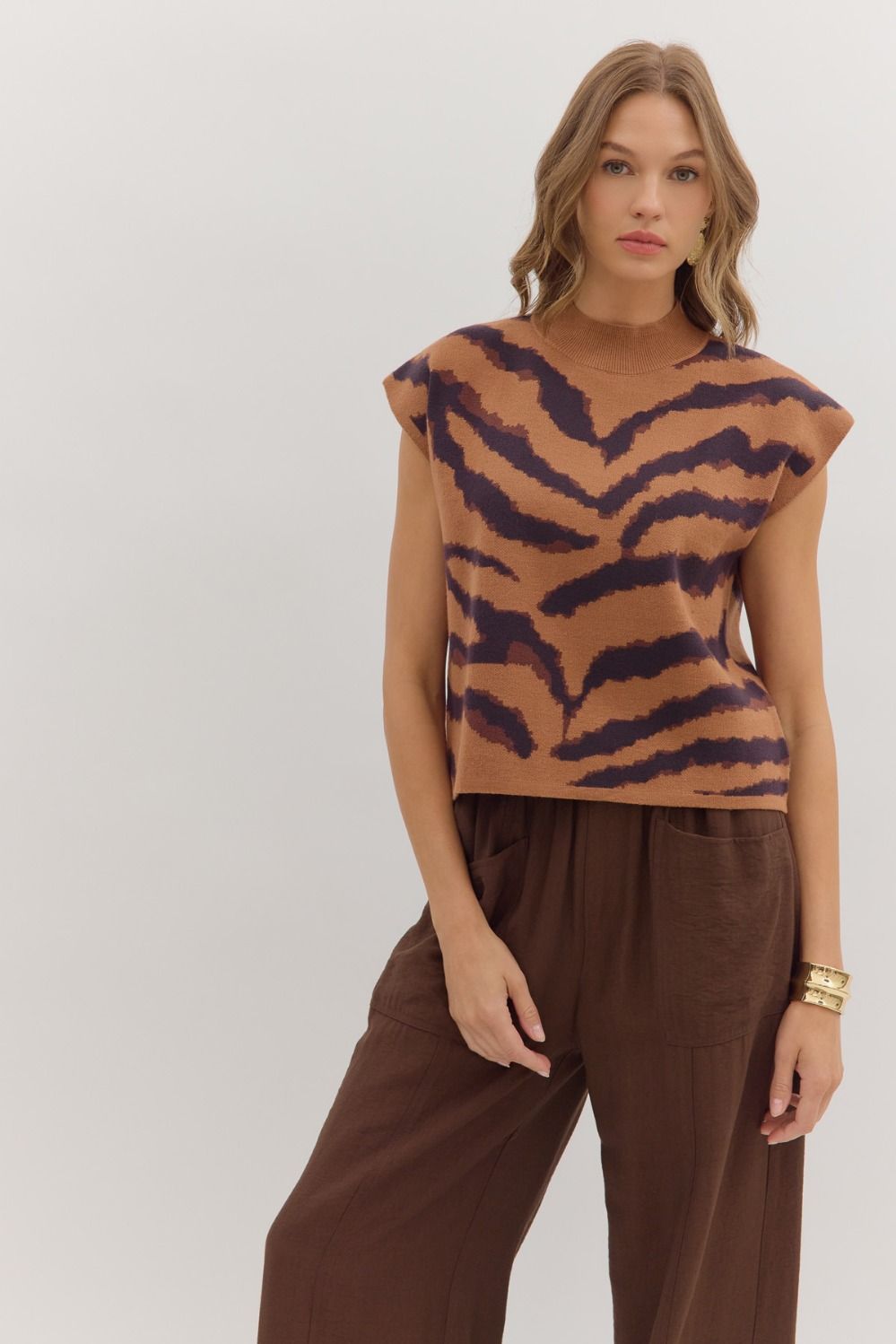 Animal Print Knit