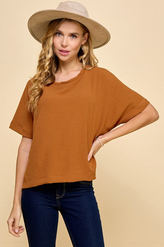 Round Neck Airflow Top