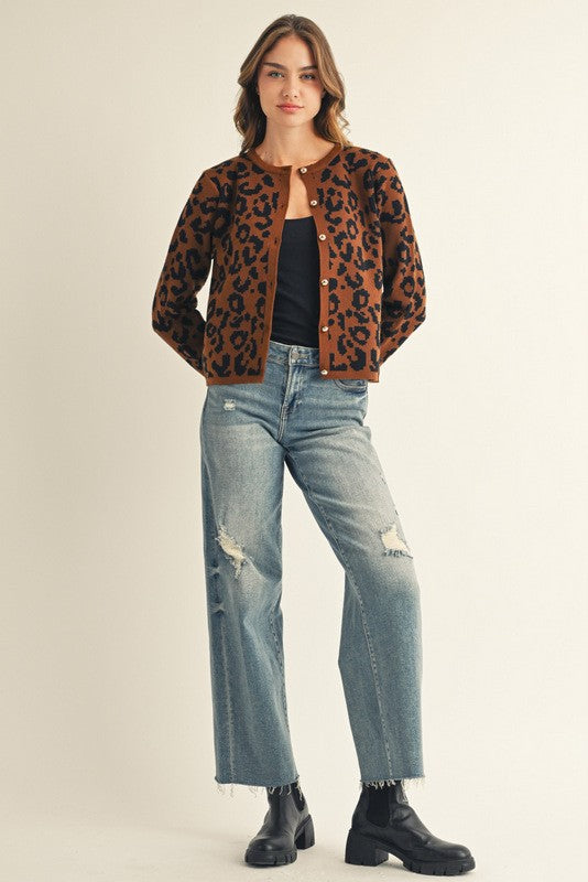 Leopard Cardigan