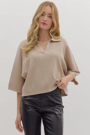 Basic Collared Top