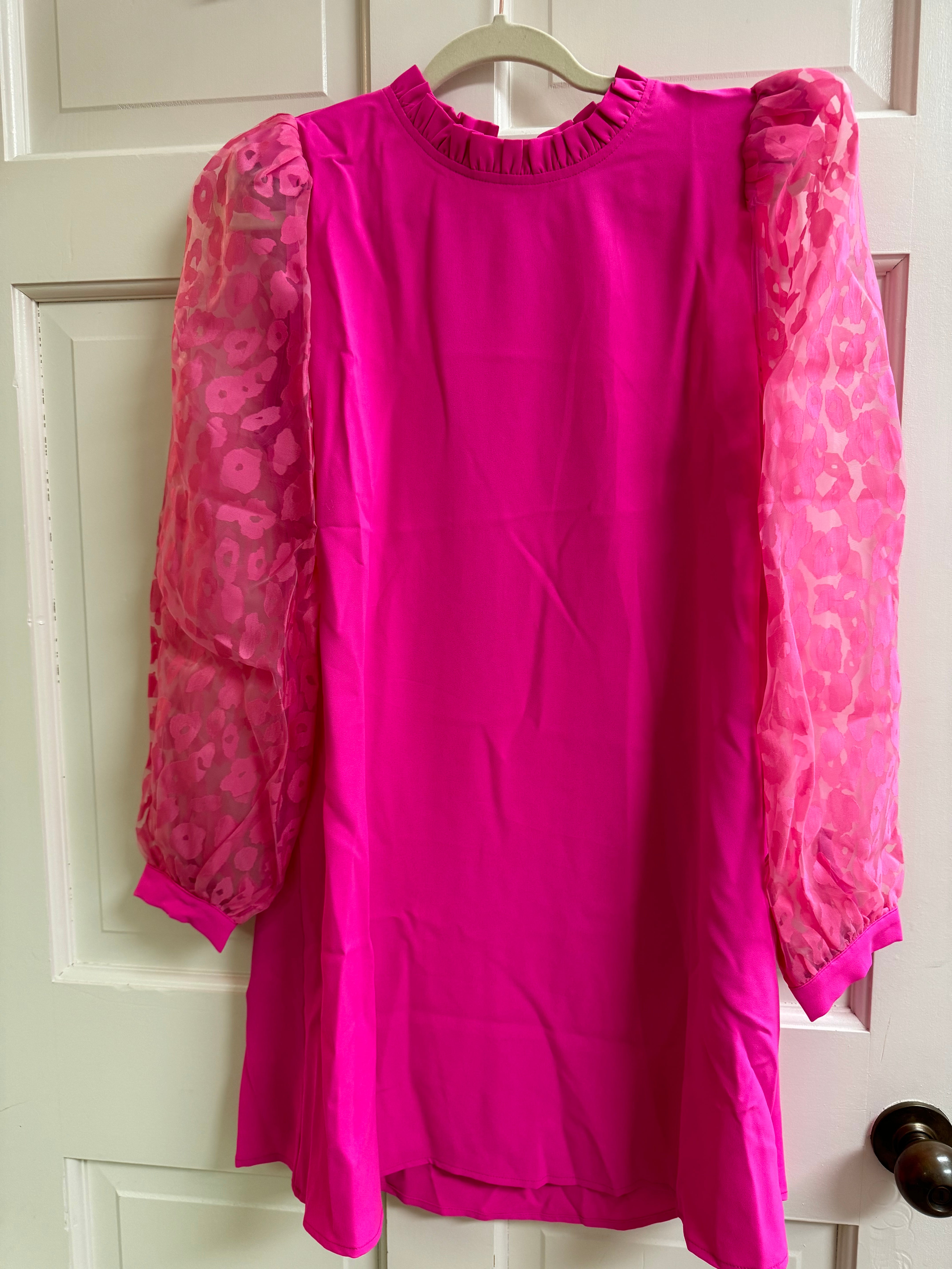 Cheetah Sleeve Dress
