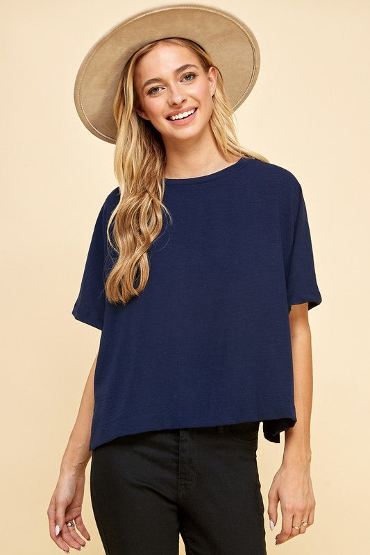 Round Neck Airflow Top