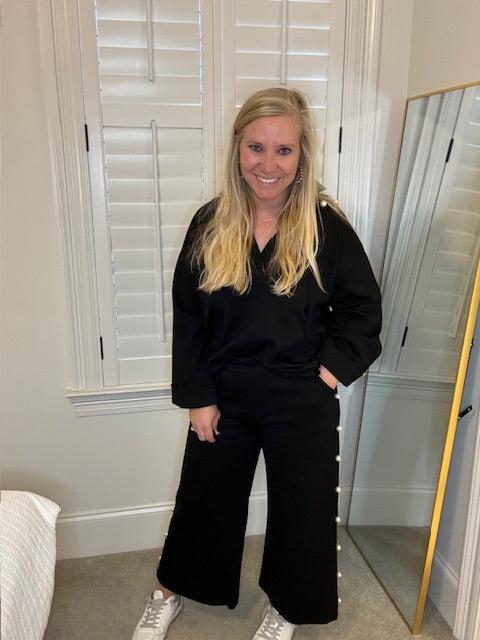 Pearl Pullover and Bottom Set