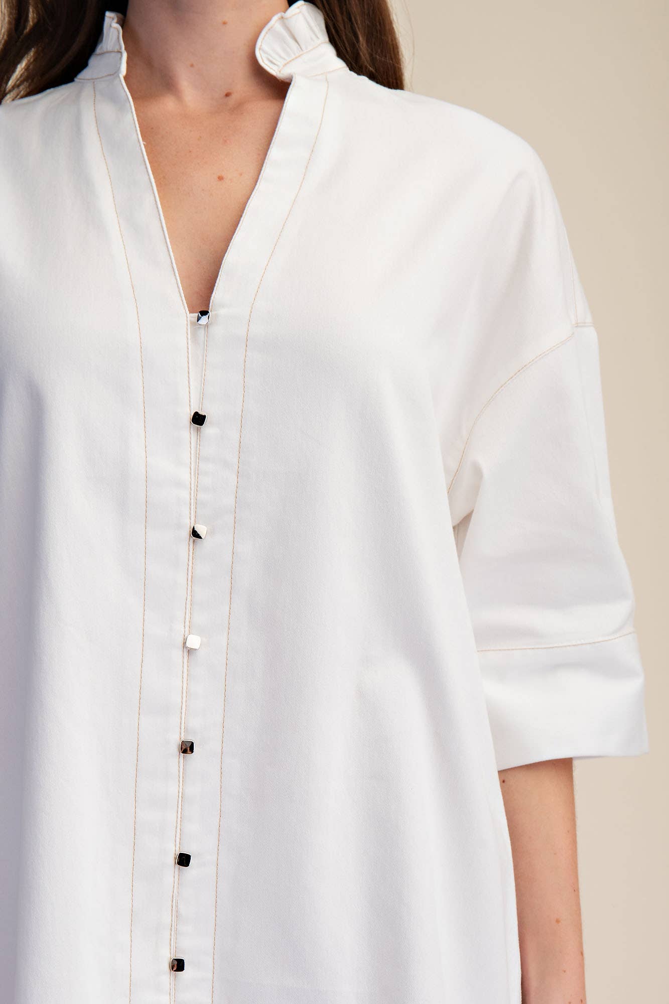 Relaxed Shirt Mini Dress