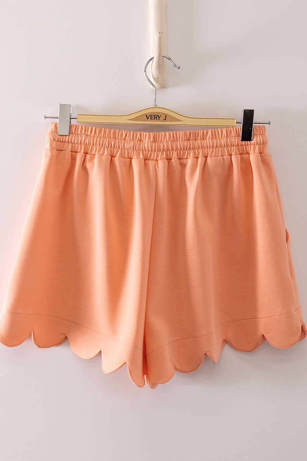 Half-Zip Scalloped Set