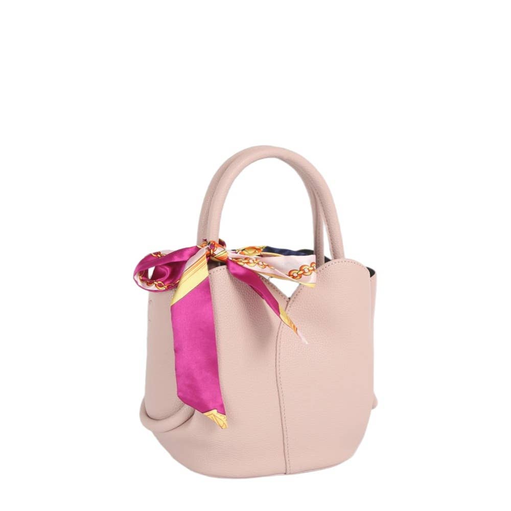 Twilly Scarf Vegan Leather Tote Set