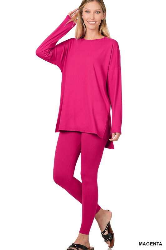 Microfiber Lounge Set - Long Sleeve