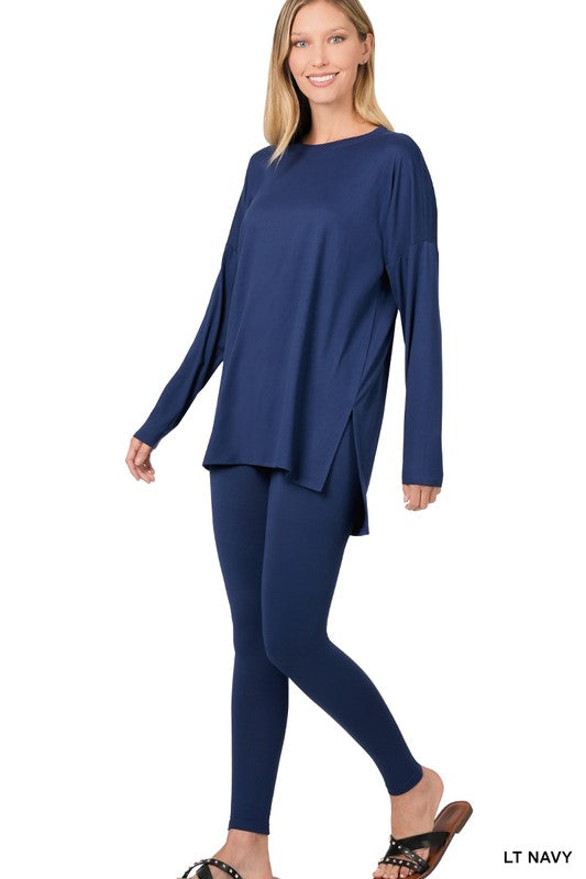 Microfiber Lounge Set - Long Sleeve