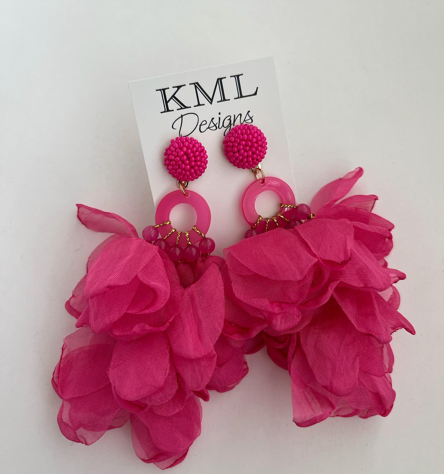Petal Hoop Earrings