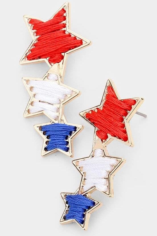 Red, White & Blue earrings!