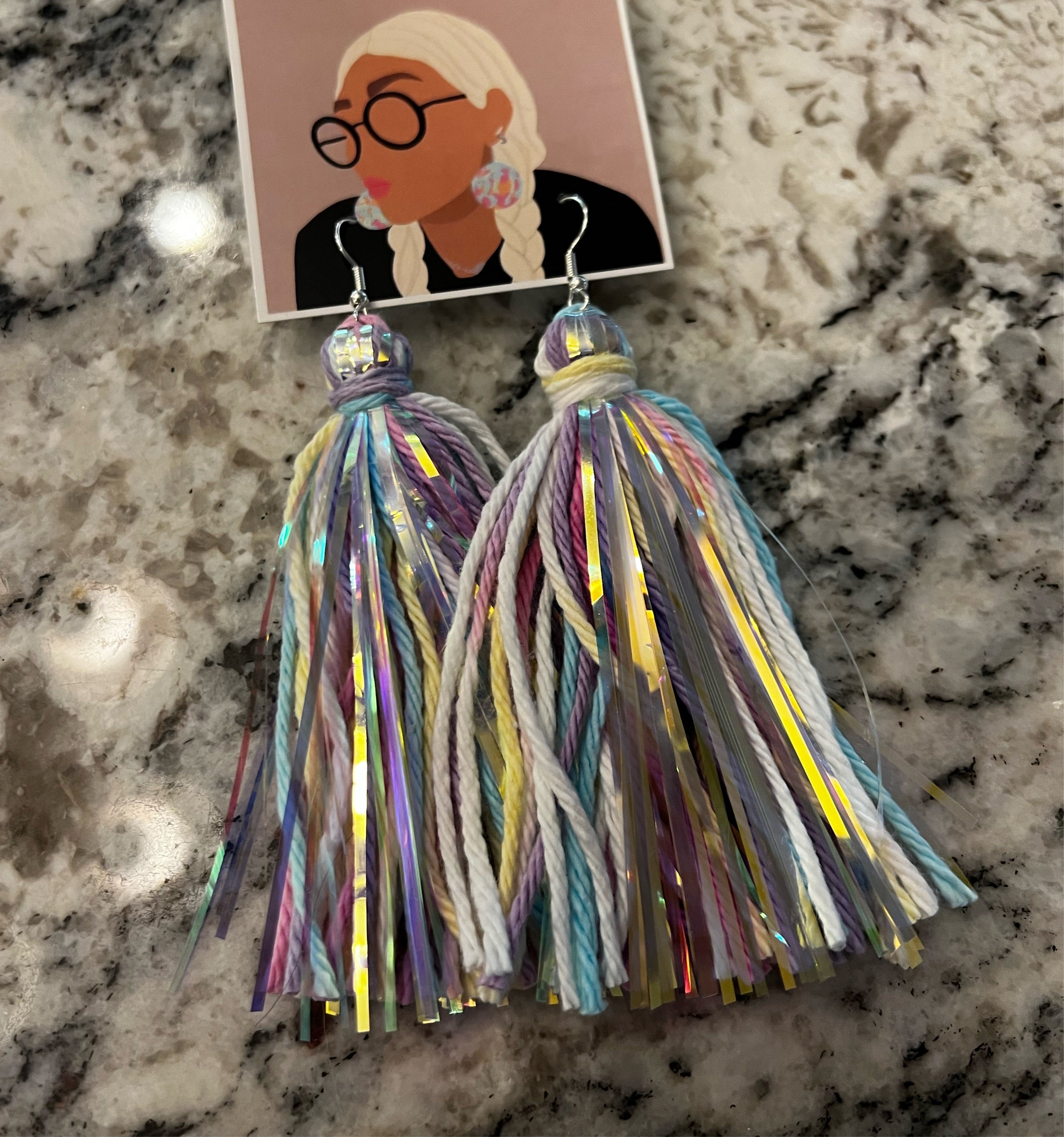 Tinsel Earrings