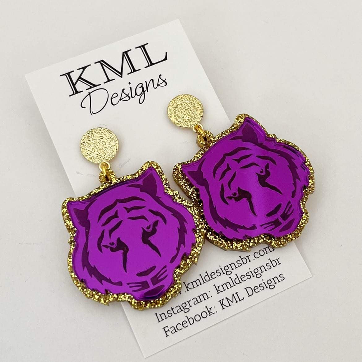Mirrored Purple Tigers