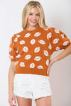 Football Puff Sleeve
