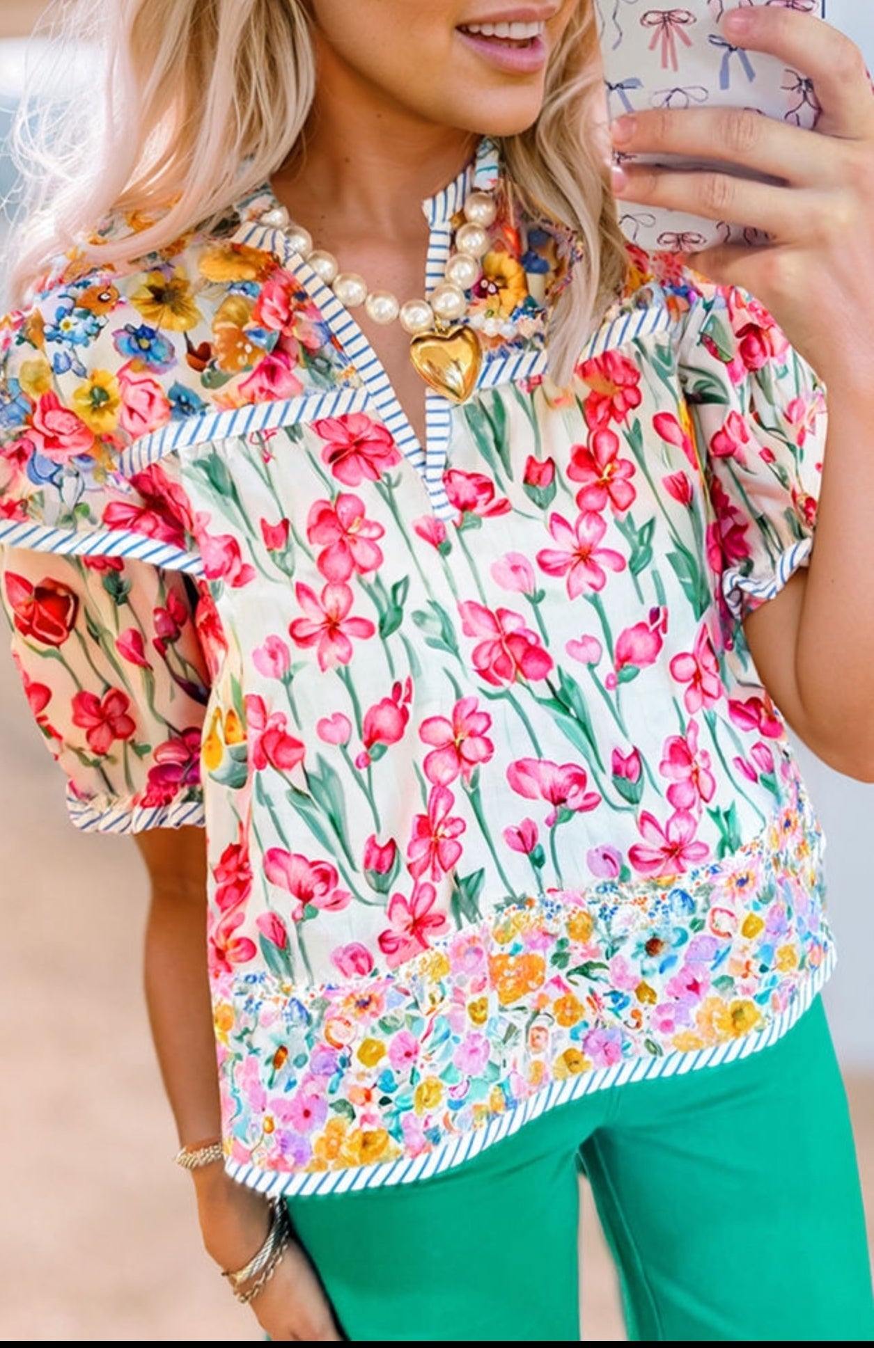 Multi Print Blouse
