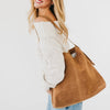 Evie Suede Hobo Shoulder Bag