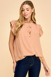 Ruffle Sleeveless Airflow