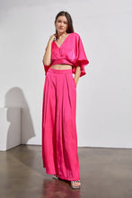 Load image into Gallery viewer, Satin Wide Leg Trousers
