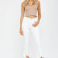 White High Rise Flair Denim