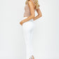 White High Rise Flair Denim