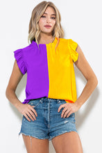Load image into Gallery viewer, Game Day Contrast Blouse
