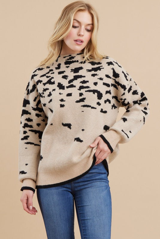Spotted Pullover