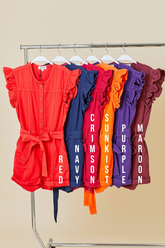 Gameday Denim Romper