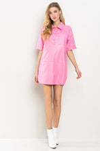 Load image into Gallery viewer, Collared Shirt Dress
