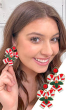 Load image into Gallery viewer, Beaded Christmas Earrings
