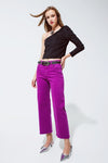 Cropped Wide Leg Pants