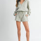 French Terry Hooded Romper