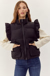 Zip Up Puffer Vest