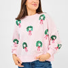 Pink Wreath Sweatshirt