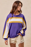 French Terry Colorblock Top