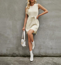 Load image into Gallery viewer, Knit Sleeveless Sweater Dress (Pre-Order)

