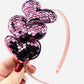 Sequin Heart Headband