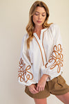 Soutache Detail Blouse