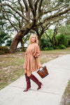 Eyelet Mini Dress