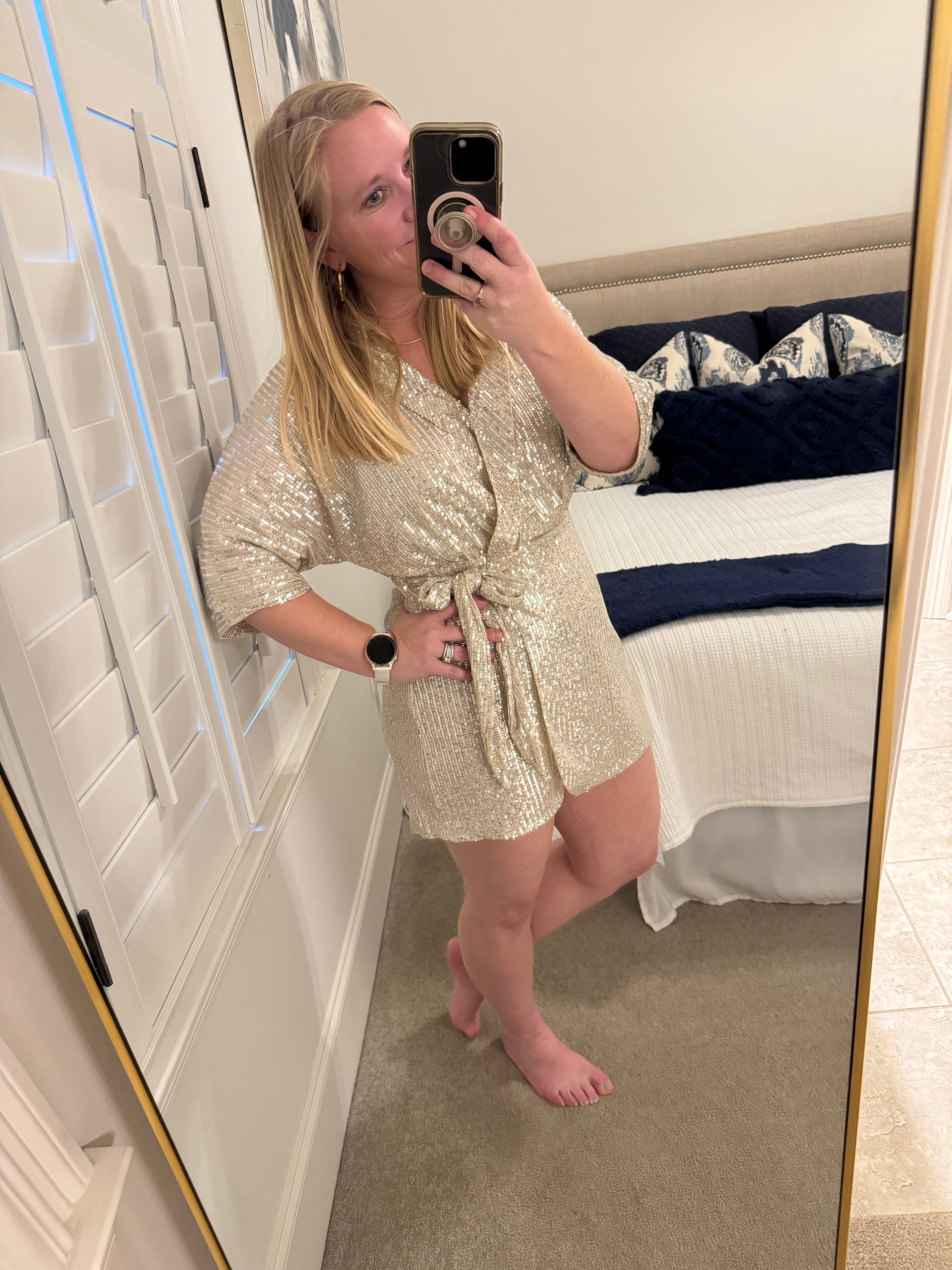Sequin Romper