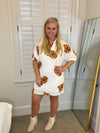 Stand Collar Tiger Dress