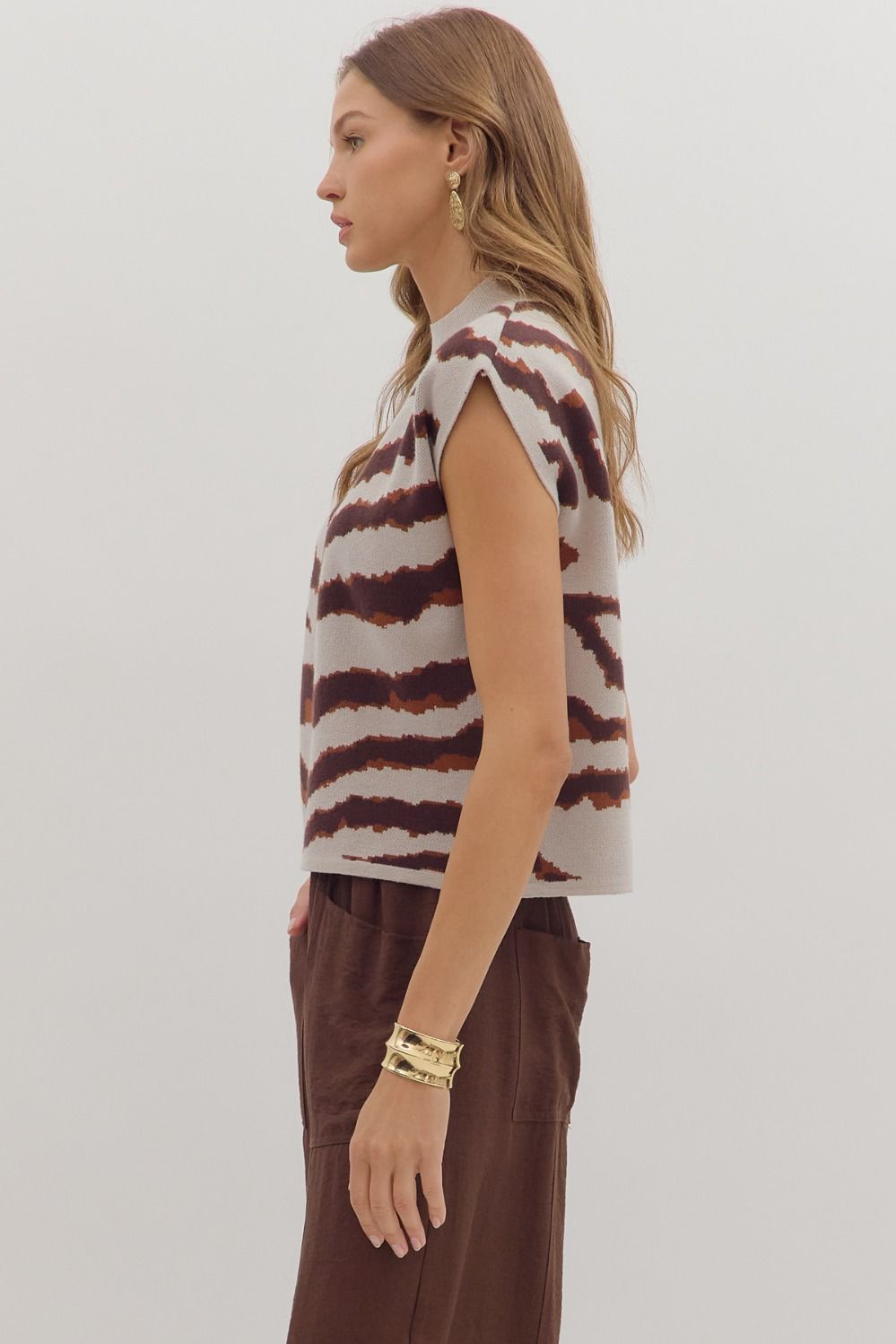 Animal Print Knit