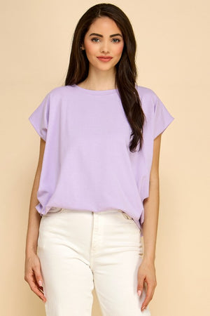 Stretchy Cap Sleeve Tee