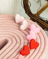 Clay Heart Studs